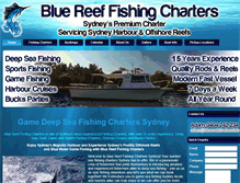 Tablet Screenshot of bluereefcharters.info